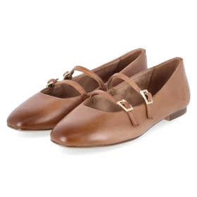 Spangenballerinas - COGNAC Spangenballerinas - COGNAC