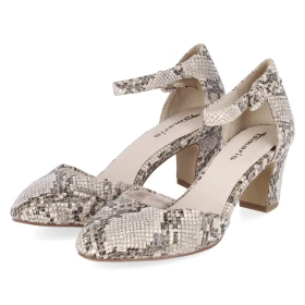 Riemchenpumps - BEIGE SNAKE Riemchenpumps - BEIGE SNAKE