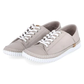 Halbschuhe - silbergrau