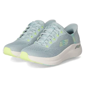 Low Sneaker EASY CHIC - blue/lime