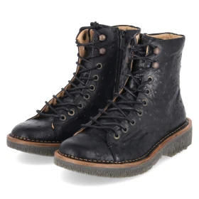 Schnürboots VOLCANO - black