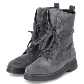 Schnürstiefeletten - DARK-GREY