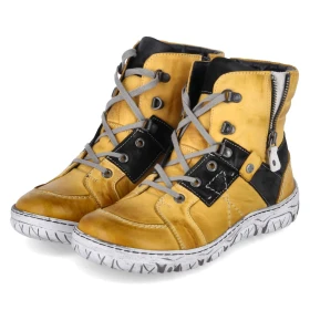 Schnürboots - gelb