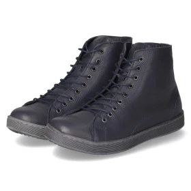 Schnürstiefeletten - d.blau