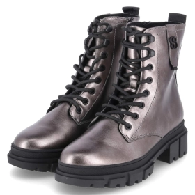 Schnürstiefeletten - PEWTER