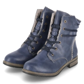 Schnürstiefeletten - Blau