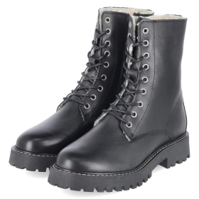 Schnürboots - black Schnürboots - black