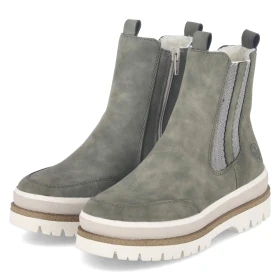 Winter Chelsea Boots - Grün