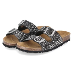 Pantoletten VARIS SPARK - negro