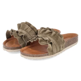 Pantoletten VILNADO - khaki