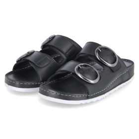 Pantoletten - schwarz