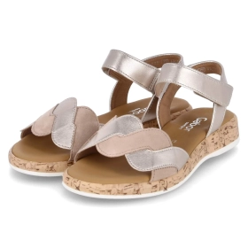 Sandalen - puder/sand(S.Kork)