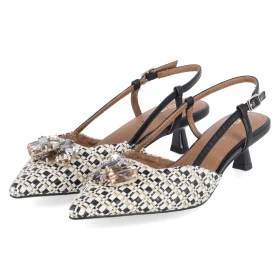 Slingpumps - BLACK COMB