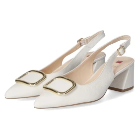 Slingpumps - Creme