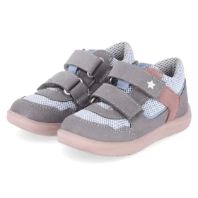 Klettschuhe ELLI - hellgrau/blue Klettschuhe ELLI - hellgrau/blue