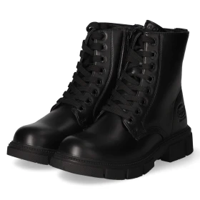 Schnürboots - schwarz