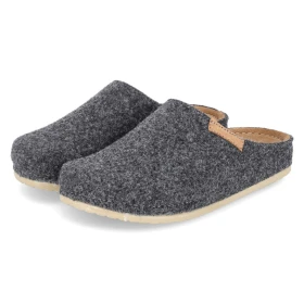 Pantoffeln NANA - dk. grey