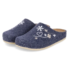 Pantoffeln NANA - dk. blue
