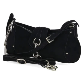 Schultertasche MARINA SUEDE - Black