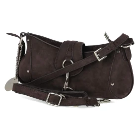 Schultertasche MARINA SUEDE - Brown