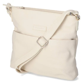 Schultertasche - beige