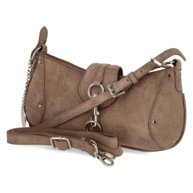 Schultertasche MARINA SUEDE - taupe