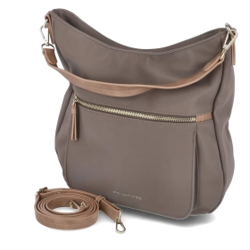 Schultertasche - taupe