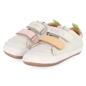 Klettschuhe BOSSY DOWN TO EART - TAPIOCA/ BLOSSOM PINK/ PAPAYA Klettschuhe BOSSY DOWN TO EART - TAPIOCA/ BLOSSOM PINK/ PAPAYA