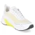 Low Sneaker - weiss/yellow