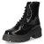 Schnürstiefeletten - BLACK PATENT