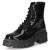 Schnürstiefeletten - BLACK PATENT