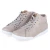 High Sneaker - silbergrau/brandy