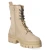 Schnürstiefeletten - BEIGE