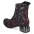 Ankle Boots - Weinrot/Schwarz