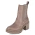 Stiefeletten JOY - taupe/reptile print