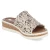 Pantoletten - beige kombi