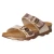 Pantoletten - rosegold lame