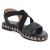 Espadrille-Sandalen - black