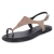Zehentrenner-Sandalen - taupe