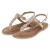 Zehentrenner-Sandalen - gold