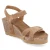 Keilsandaletten JULIA B74 - cuero/bark