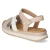 Sandalen - newrose/silb/weiss