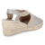 Espadrille-Sandaletten TRITON - platinum