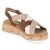 Sandalen - cognac/pan(S.Kork)