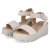 Plateausandalen - TAUPE SUEDE