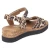 Sandalen - natur (schw+gold)