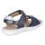 Sandalen SPARKLE - BLAU/SILBER