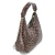 Schultertasche - black/cognac