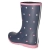 Gummistiefel DOTS - Navy white Pink