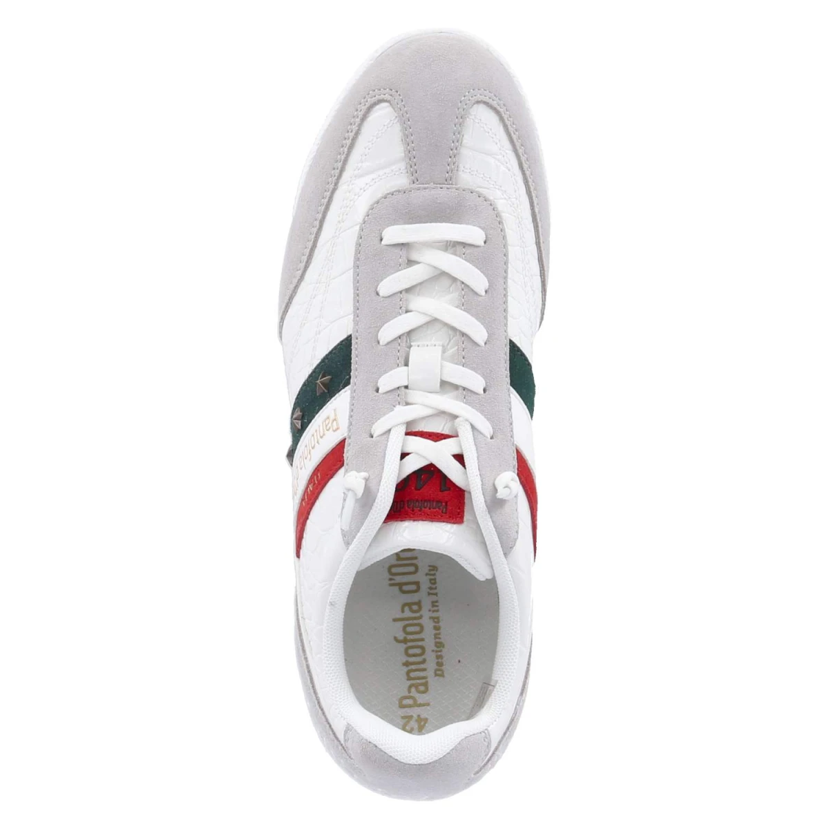 Low Sneaker VASTO SNAKE - white/green